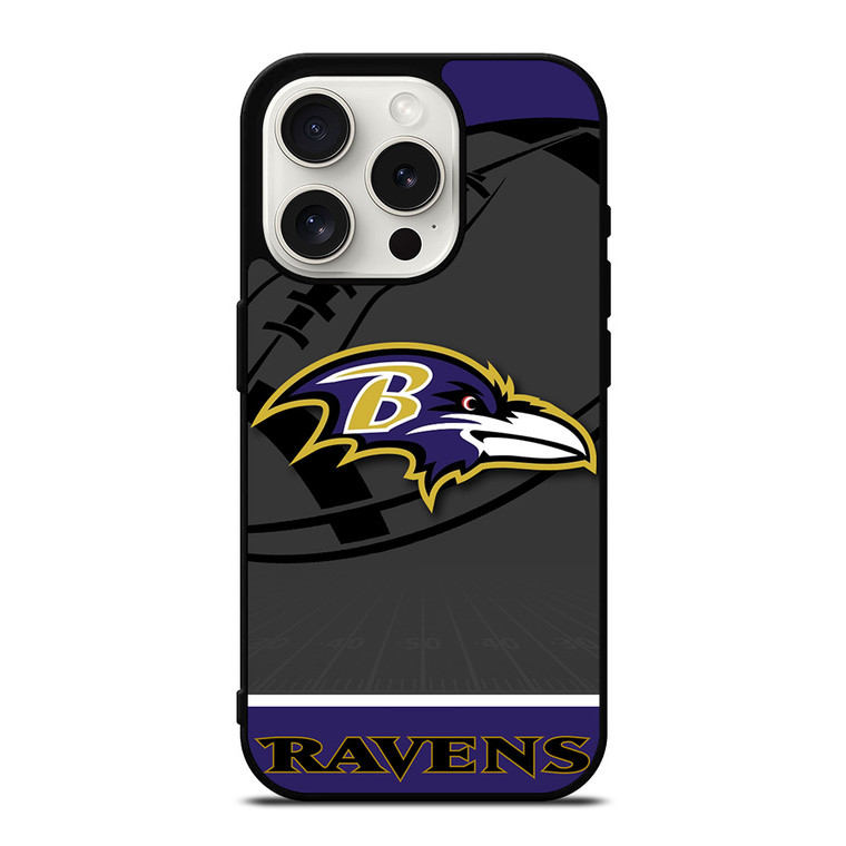 BALTIMORE RAVENS NFL TEAM iPhone 15 Pro Case Cover