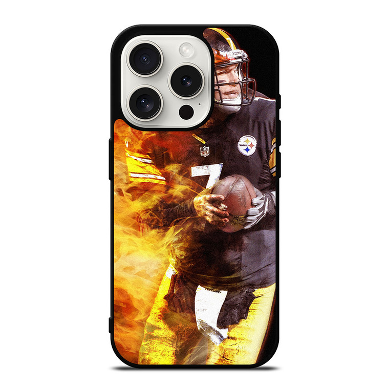 BEN ROETHLISBERGER PITTSBURGH STEELERS iPhone 15 Pro Case Cover