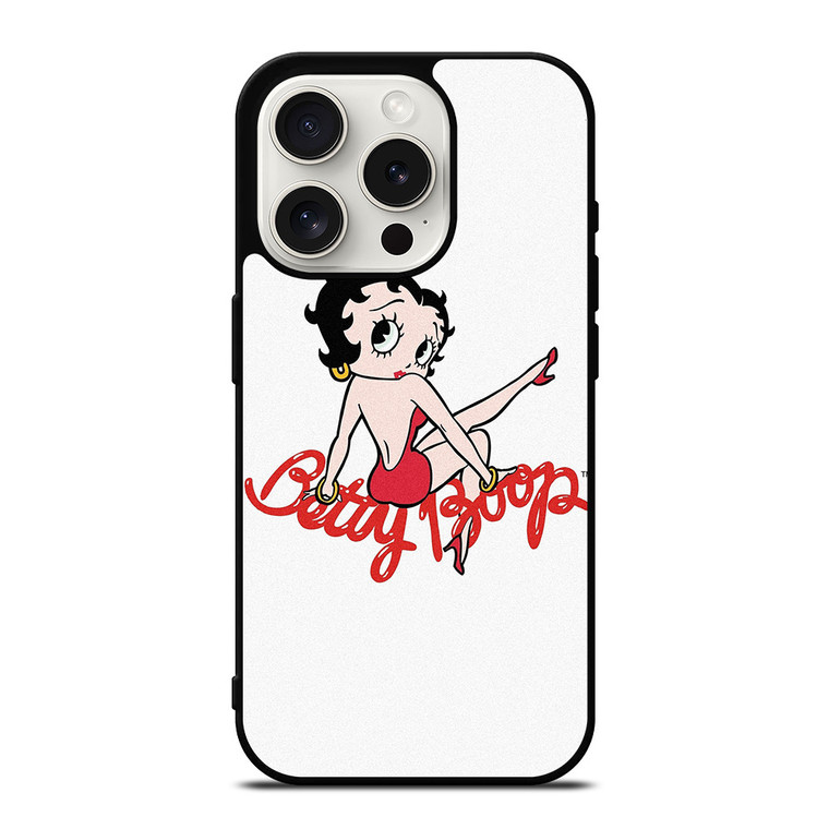 BETTY BOOP SEXY CARTOON iPhone 15 Pro Case Cover
