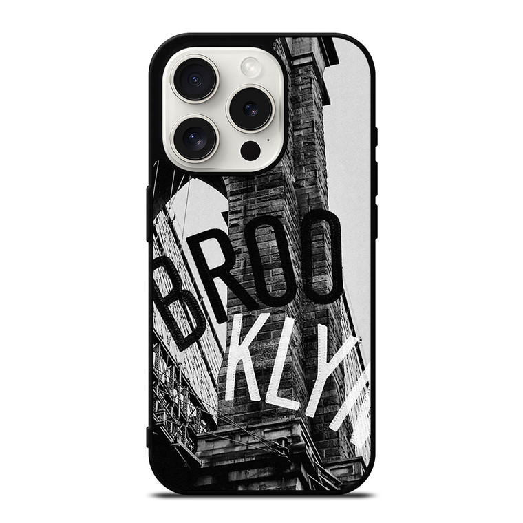 BROOKLYN NETS NBA BASKETBALL iPhone 15 Pro Case Cover