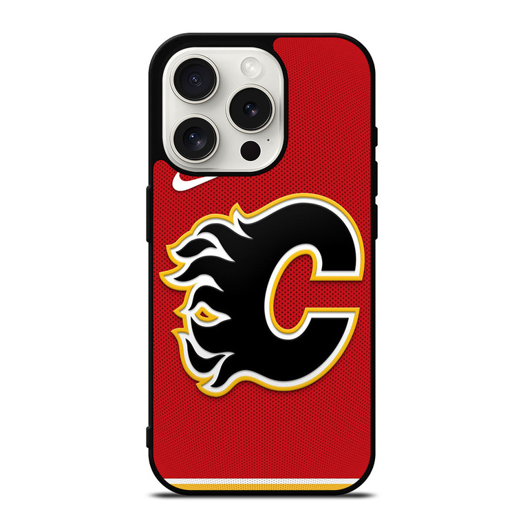 CALGARY FLAMES NHL HOCKEY 3 iPhone 15 Pro Case Cover