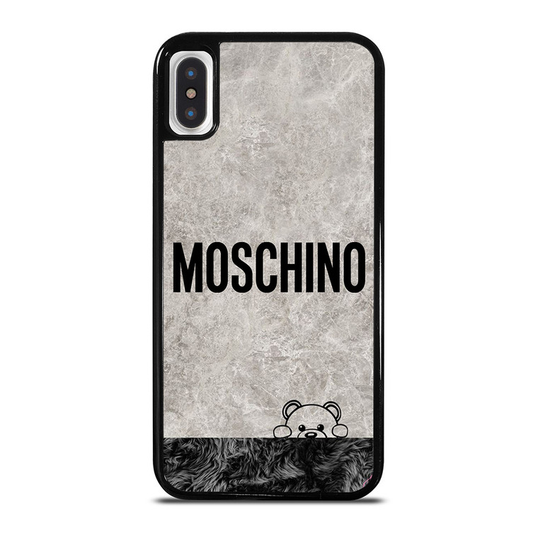 MOSCHINO BEAR HIDING iPhone X / XS Case Cover