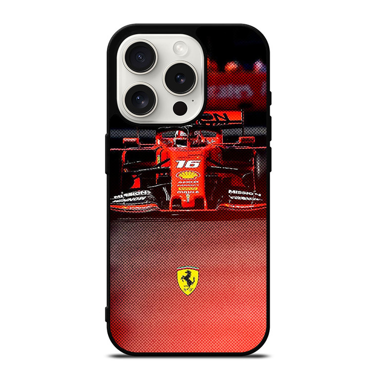 CHARLES LECLERC FERRARI FORMULA ONE F1 iPhone 15 Pro Case Cover