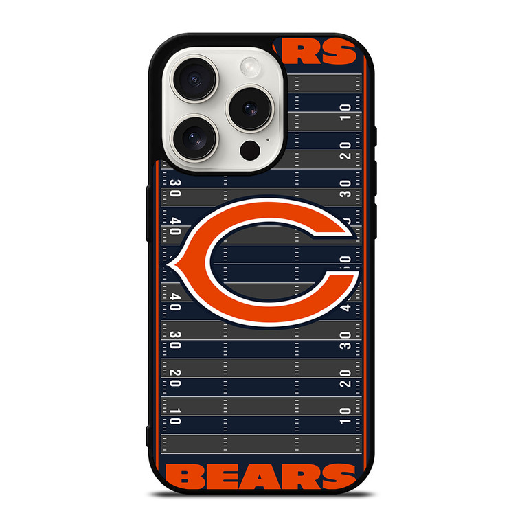 CHICAGO BEARS FOOTBALL FIELD iPhone 15 Pro Case Cover