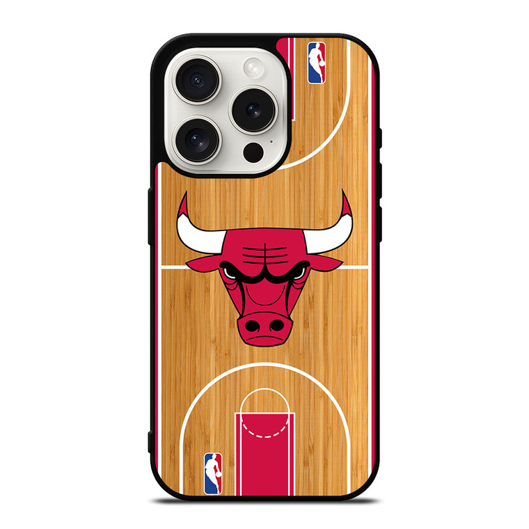 CHICAGO BULLS NBA ARENA iPhone 15 Pro Case Cover