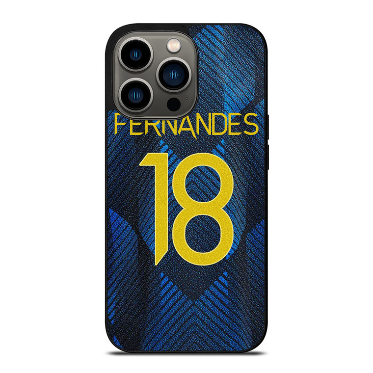 BRUNO FERNANDES MANCHESTER UNITED JERSEY iPhone 13 Pro Case Cover