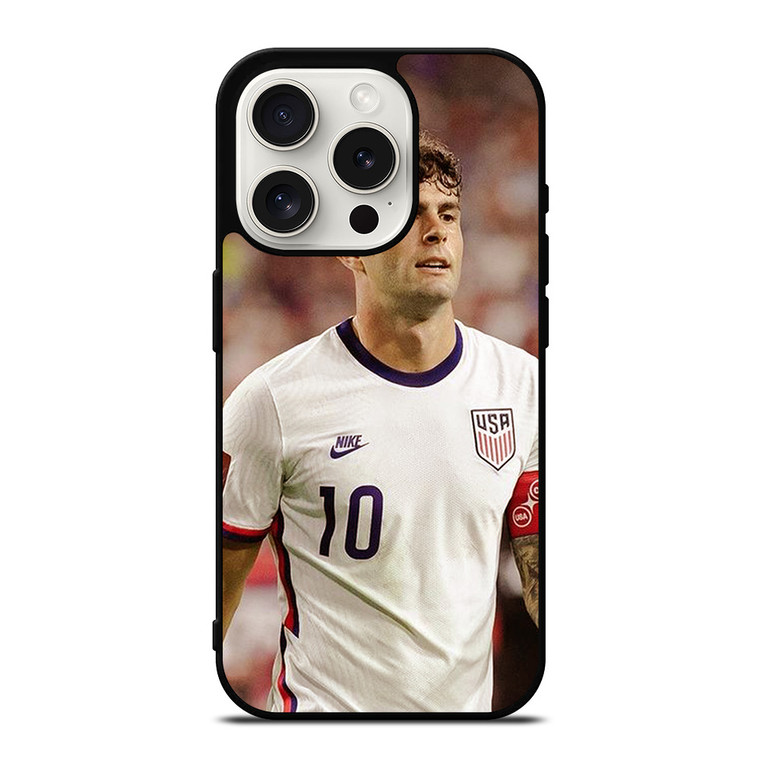 CHRISTIAN PULISIC UNITED STATES SOCCER iPhone 15 Pro Case Cover