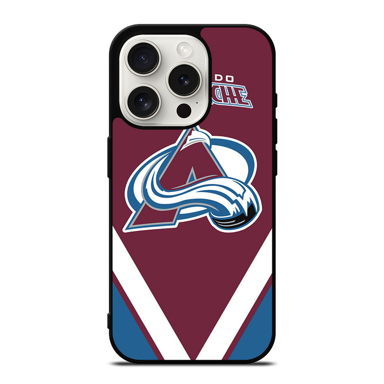COLORADO AVALANCHE ICE HOCKEY LOGO iPhone 15 Pro Case Cover