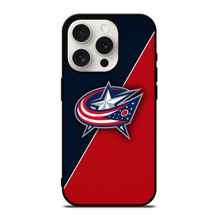 COLUMBUS BLUE JACKETS NHL HOCKEY LOGO iPhone 15 Pro Case Cover