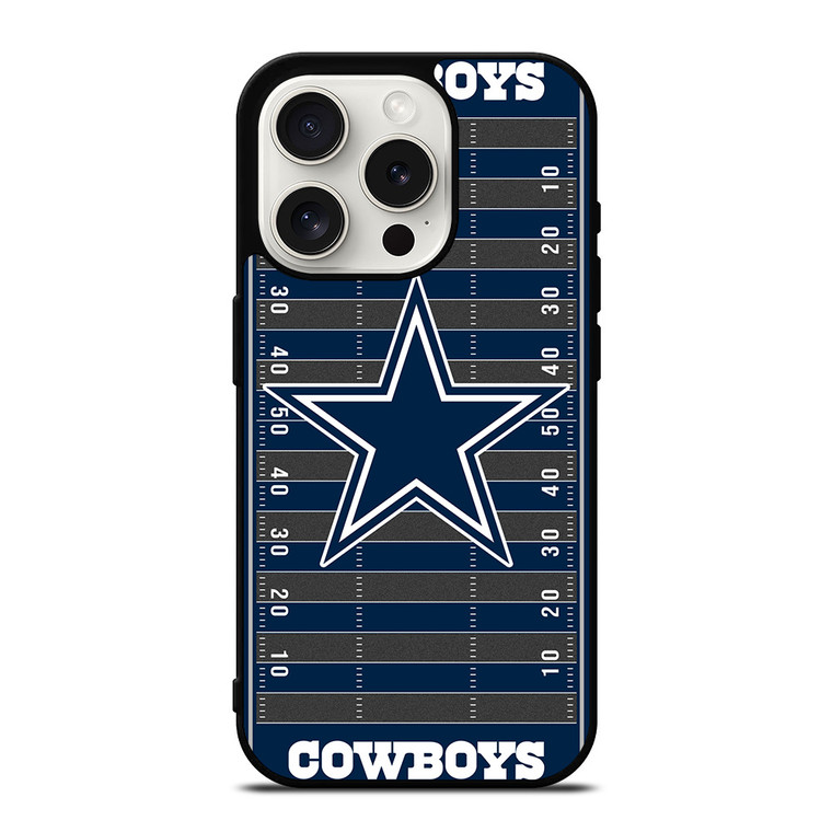 DALLAS COWBOYS FOOTBALL FIELD iPhone 15 Pro Case Cover