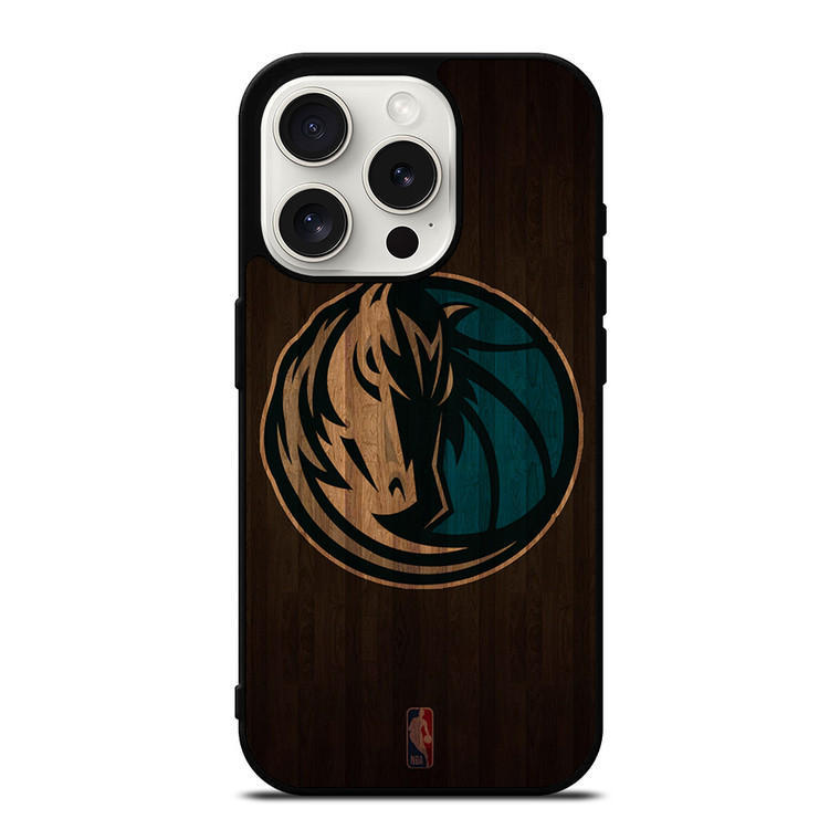 DALLAS MAVERICKS BASKETBALL COURT NBA iPhone 15 Pro Case Cover