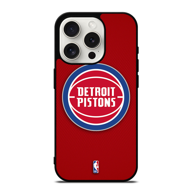 DETROIT PISTONS BASKETBALL NBA iPhone 15 Pro Case Cover