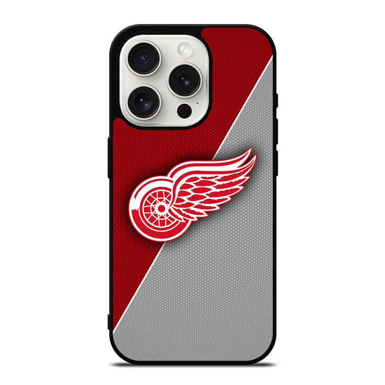 DETROIT RED WINGS NHL HOCKEY LOGO iPhone 15 Pro Case Cover