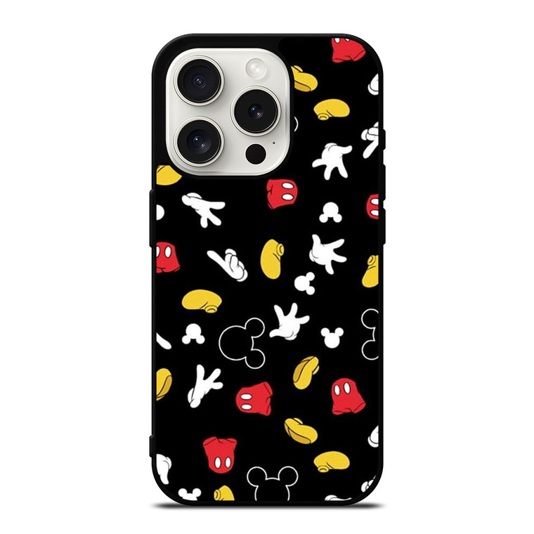 DISNEY MICKEY MOUSE PATTERN iPhone 15 Pro Case Cover