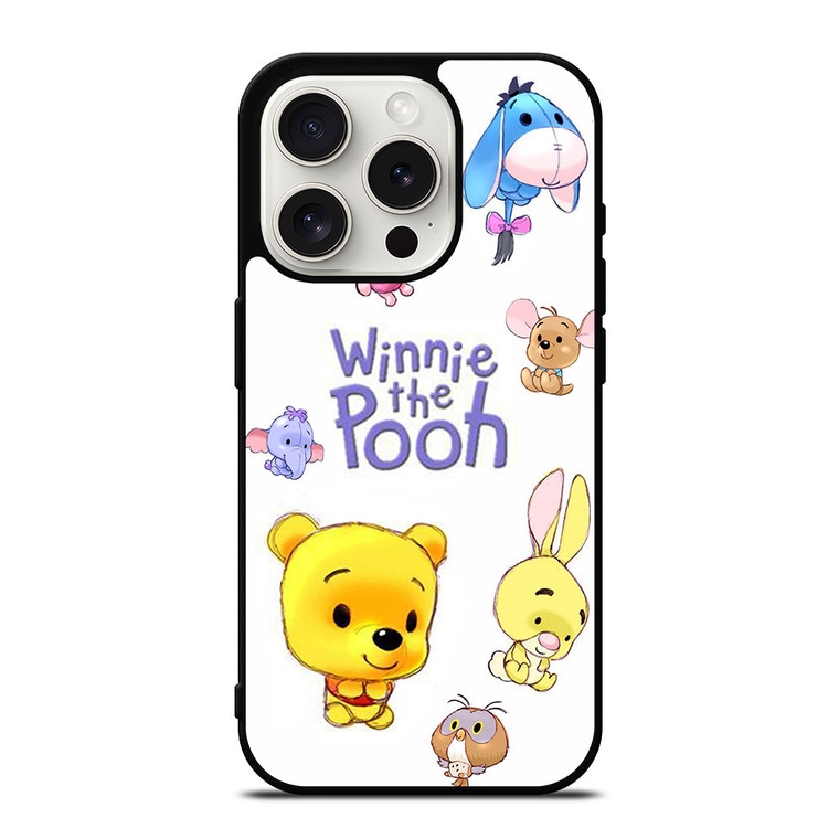 DISNEY WINNIE THE POOH COLLAGE iPhone 15 Pro Case Cover