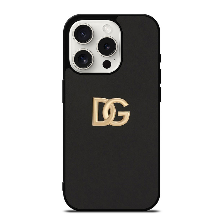 DOLCE AND GABBANA BLACK GOLD iPhone 15 Pro Case Cover