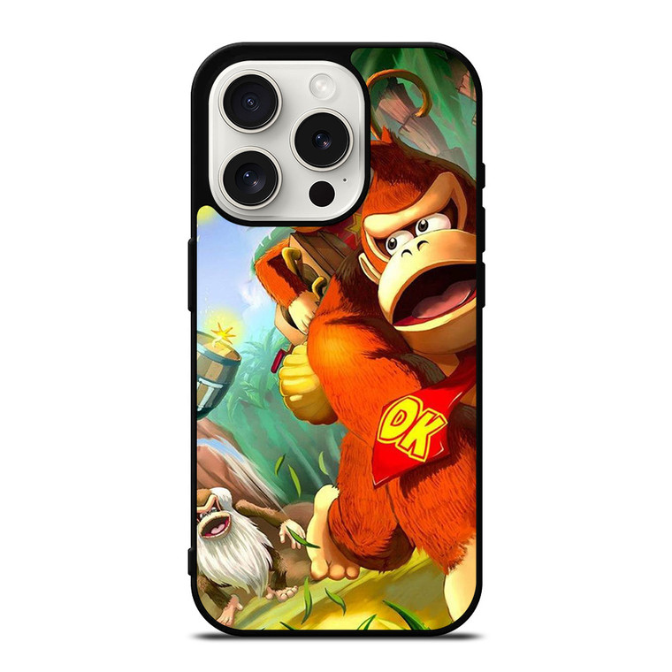 DONKEY KONG NINTENDO GAMES 4 iPhone 15 Pro Case Cover