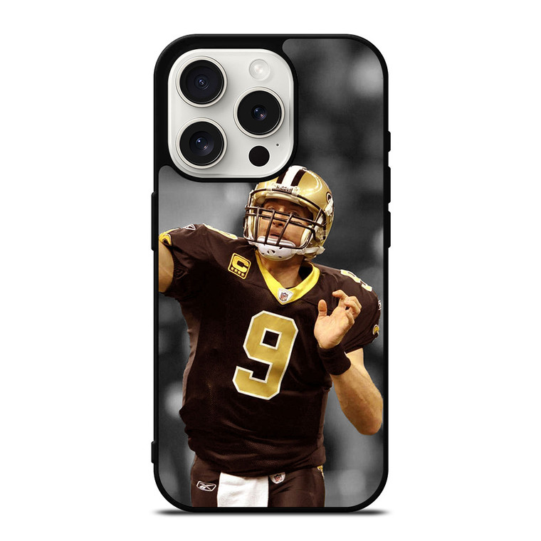DREW BREES NEW ORLEANS SAINTS NFL iPhone 15 Pro Case Cover