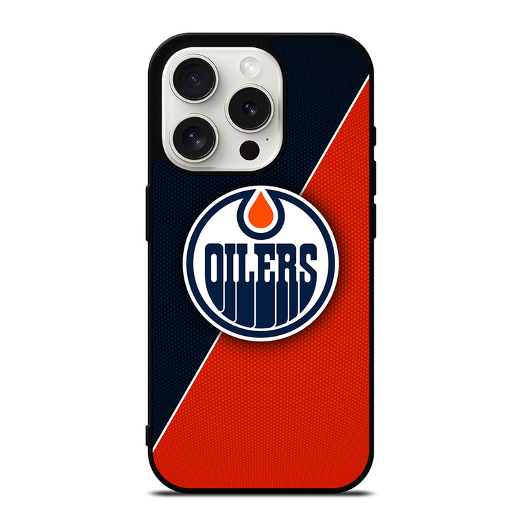 EDMONTON OILERS NHL HOCKEY LOGO iPhone 15 Pro Case Cover