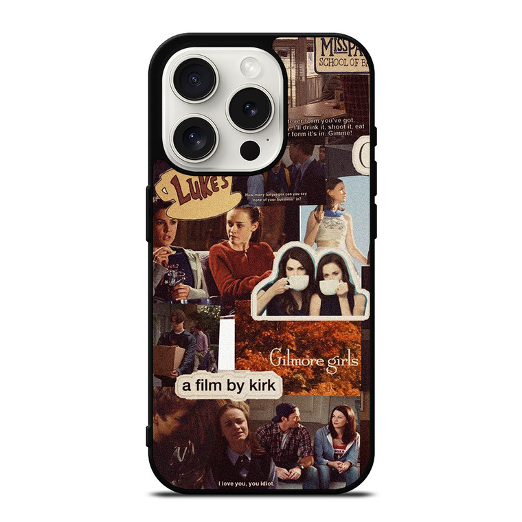 GILMORE GIRLS MOVIES CCOLLAGE iPhone 15 Pro Case Cover