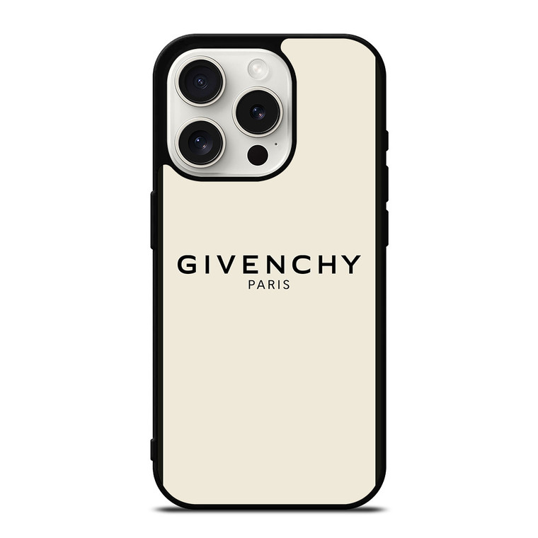 GIVENCHY PARIS CREAM iPhone 15 Pro Case Cover