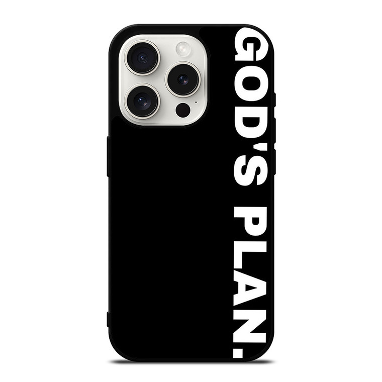GODS PLAN DRAKE RAPPER iPhone 15 Pro Case Cover