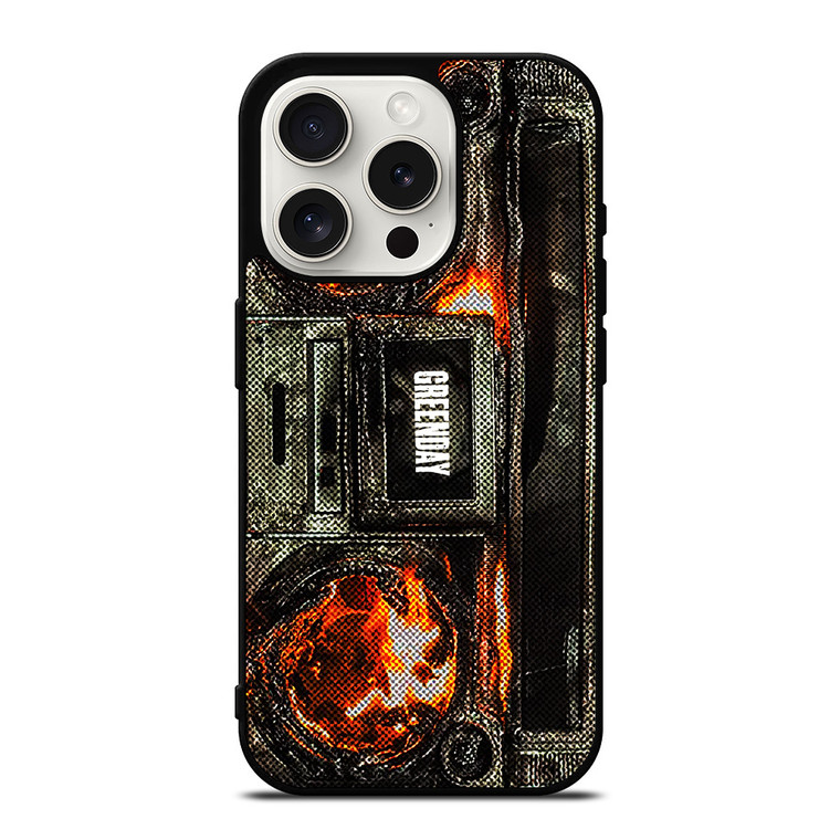 GREEN DAY ROCK BAND REVOLUTION RADIO iPhone 15 Pro Case Cover