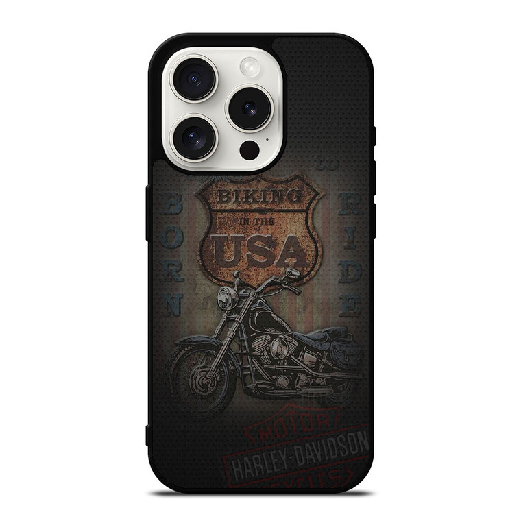 HARLEY DAVIDSON BIKERS iPhone 15 Pro Case Cover