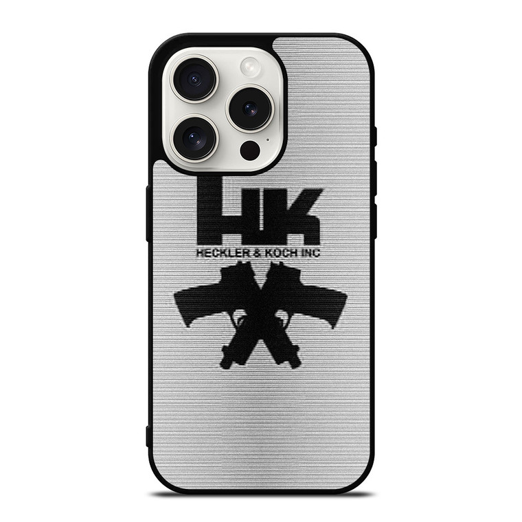 HECKLER AND KOCH PISTOLS LOGO iPhone 15 Pro Case Cover