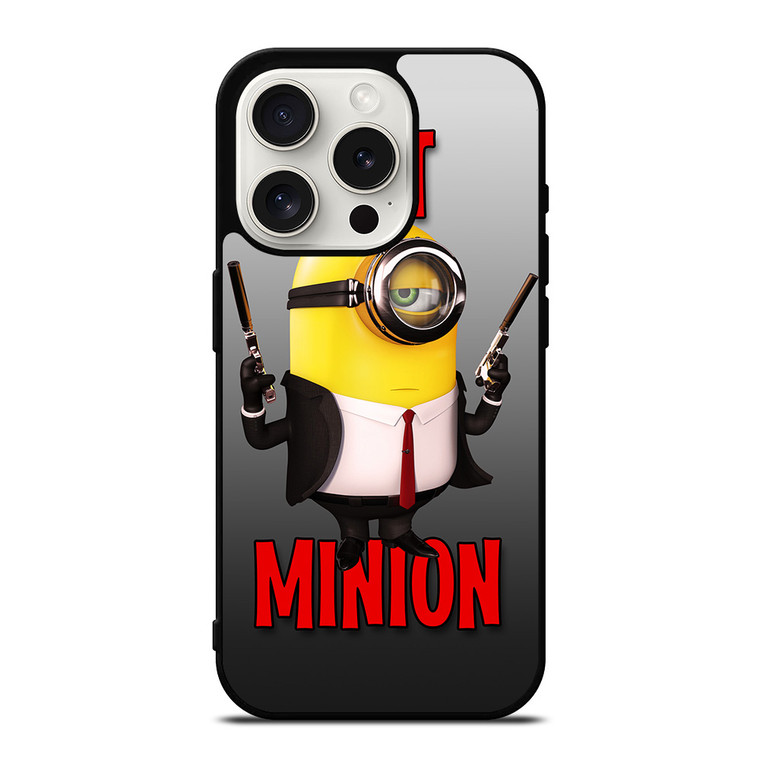 HITMAN MINIONS DESPICABLE ME iPhone 15 Pro Case Cover