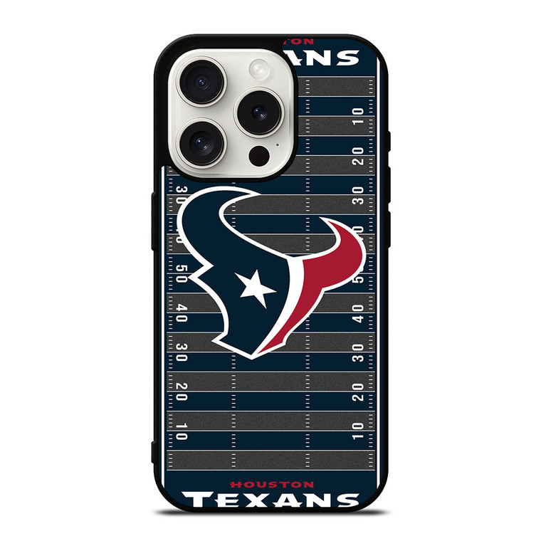 HOUSTON TEXANS FOOTBALL FIELD iPhone 15 Pro Case Cover