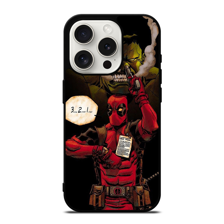 HULK VS DEADPOOL iPhone 15 Pro Case Cover