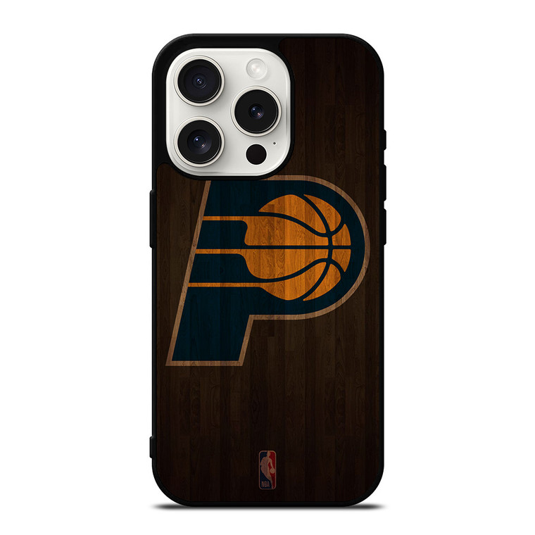 INDIANA PACERS BASKETBALL COURT NBA iPhone 15 Pro Case Cover
