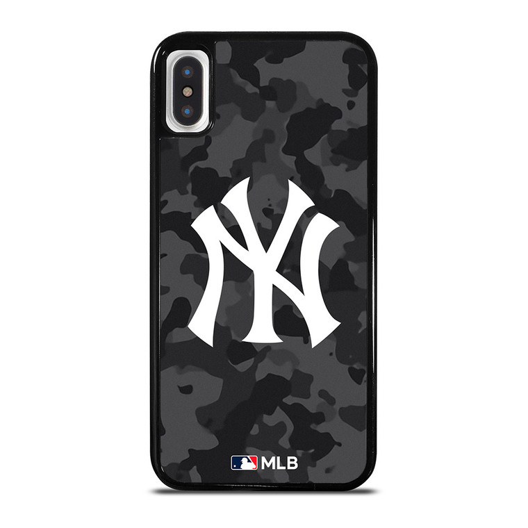 NEW YORK YANKEES BASEBALL BLACK CAMO iPhone X / XS Case Cover