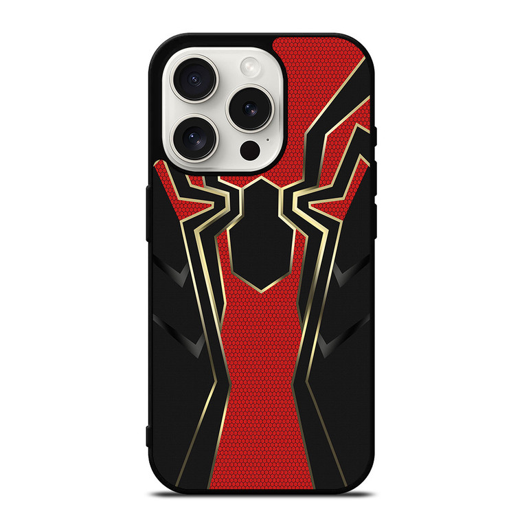 IRON SPIDERMAN COSTUME iPhone 15 Pro Case Cover
