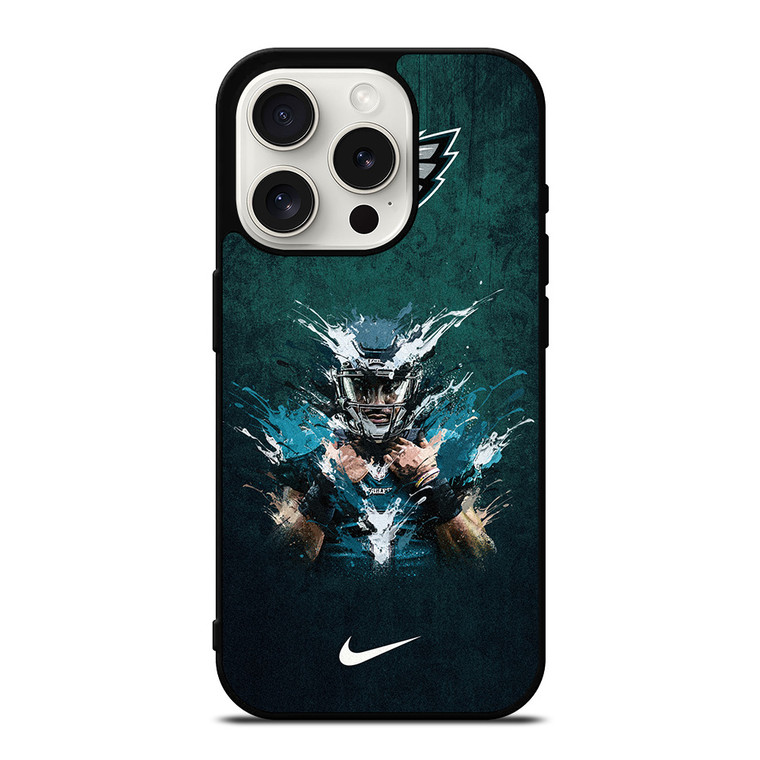 JALEN HURTS PHILADELPHIA EAGLES iPhone 15 Pro Case Cover