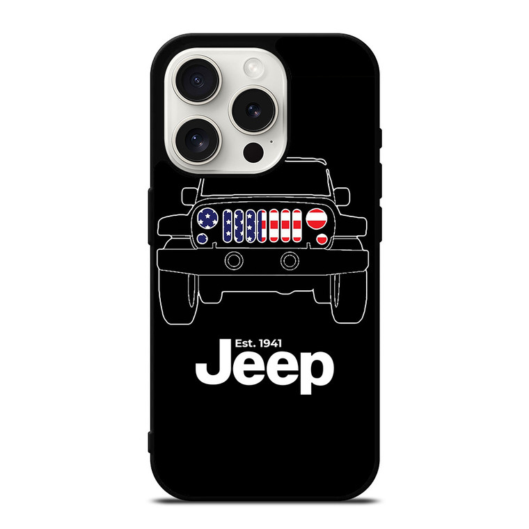 JEEP AMERICA 1941 iPhone 15 Pro Case Cover