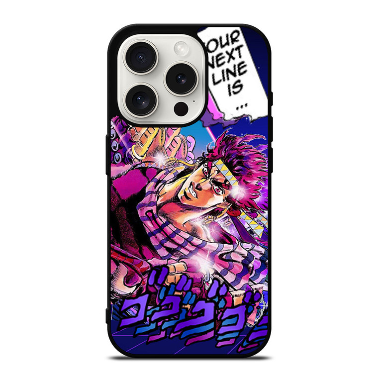 JOSEPH JOESTAR JOJO BIZARRE ADVENTURE iPhone 15 Pro Case Cover