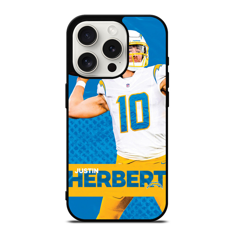 JUSTIN HERBERT LOS ANGELES CHARGERS 2 iPhone 15 Pro Case Cover