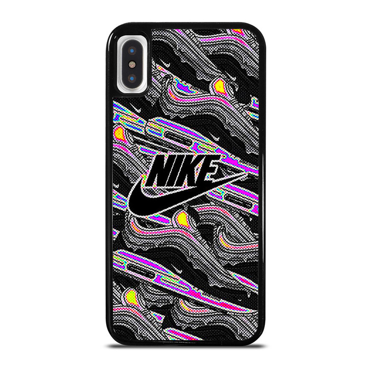 NIKE AIR MAX HOLOGRAPHIC PATTERN iPhone X / XS Case Cover