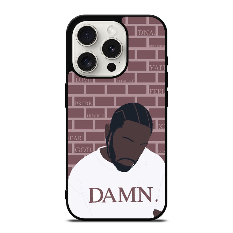 KENDRICK LAMAR DAMN CARTOON iPhone 15 Pro Case Cover