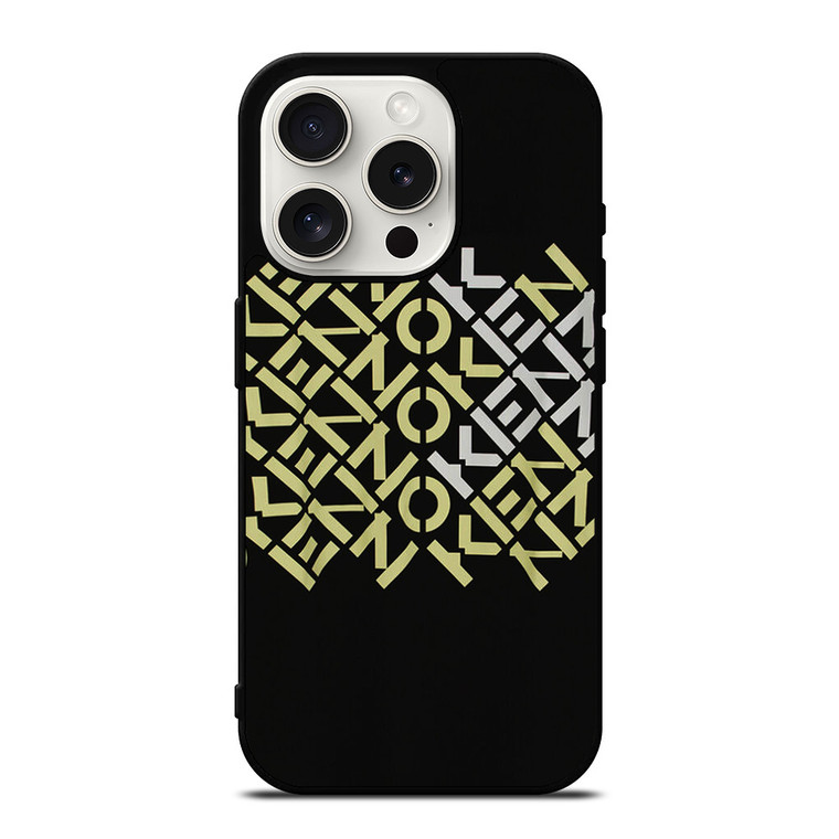 KENZO PARIS LOGO PATTERN iPhone 15 Pro Case Cover