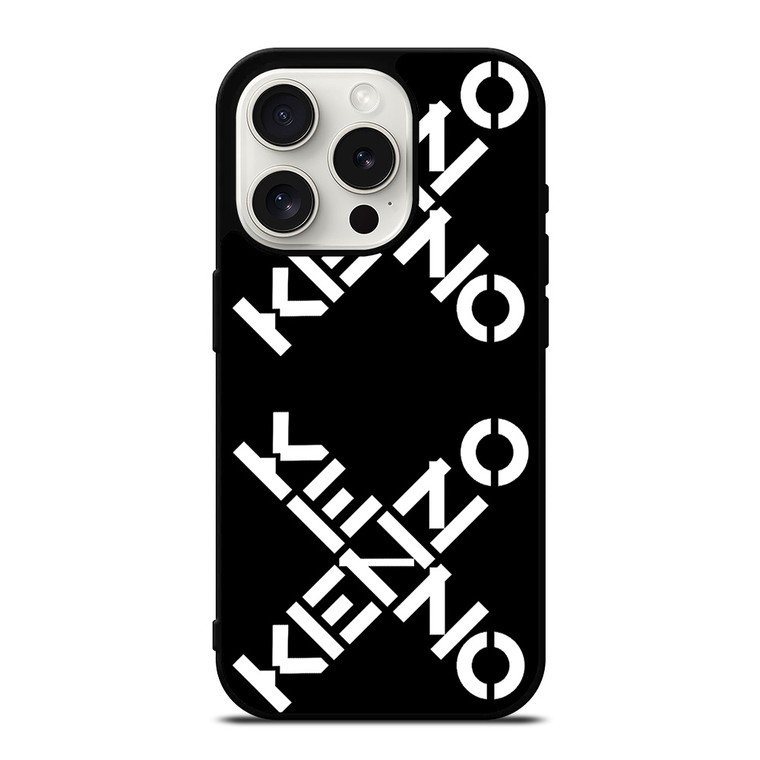 KENZO PARIS X LOGO iPhone 15 Pro Case Cover
