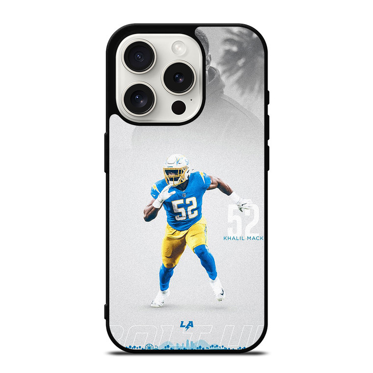 KHALIL MACK LOS ANGELES CHARGERS NFL iPhone 15 Pro Case Cover