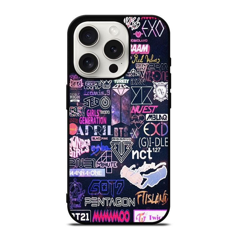 KPOP BAND ALL iPhone 15 Pro Case Cover