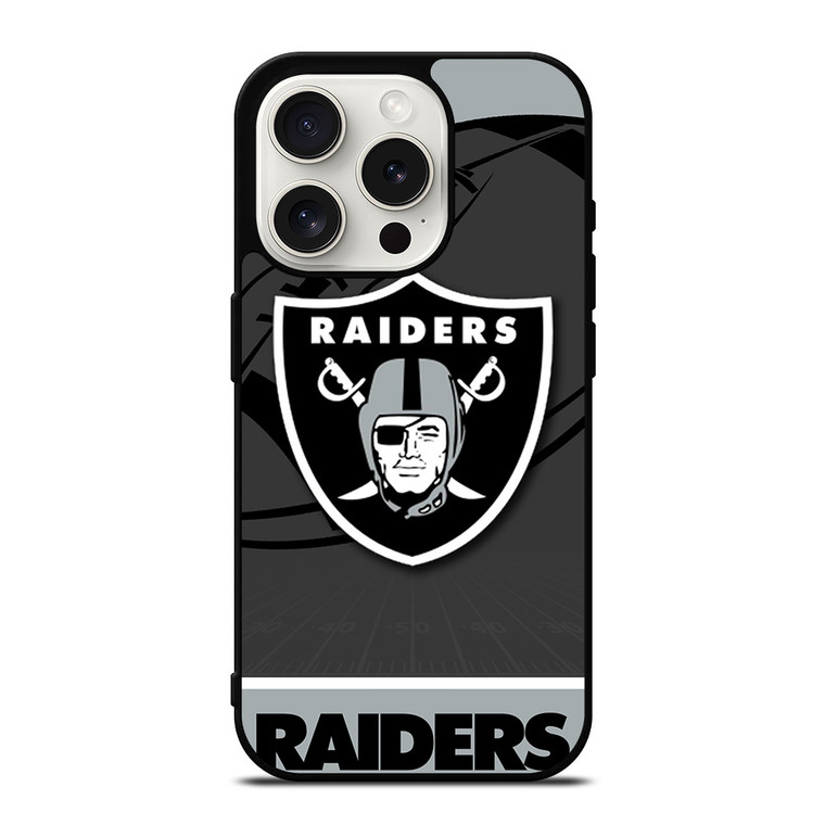 LAS VEGAS RAIDERS NFL TEAM iPhone 15 Pro Case Cover