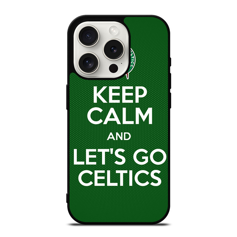 LETS GO BOSTON CELTICS NBA BASKETBALL 2 iPhone 15 Pro Case Cover