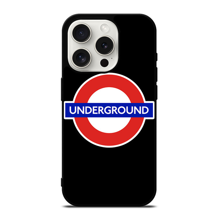 LONDON UNDERGROUND LOGO iPhone 15 Pro Case Cover