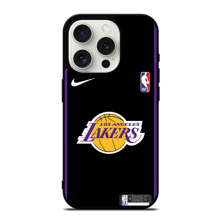LOS ANGELES LAKERS NIKE NBA BASKETBALL iPhone 15 Pro Case Cover