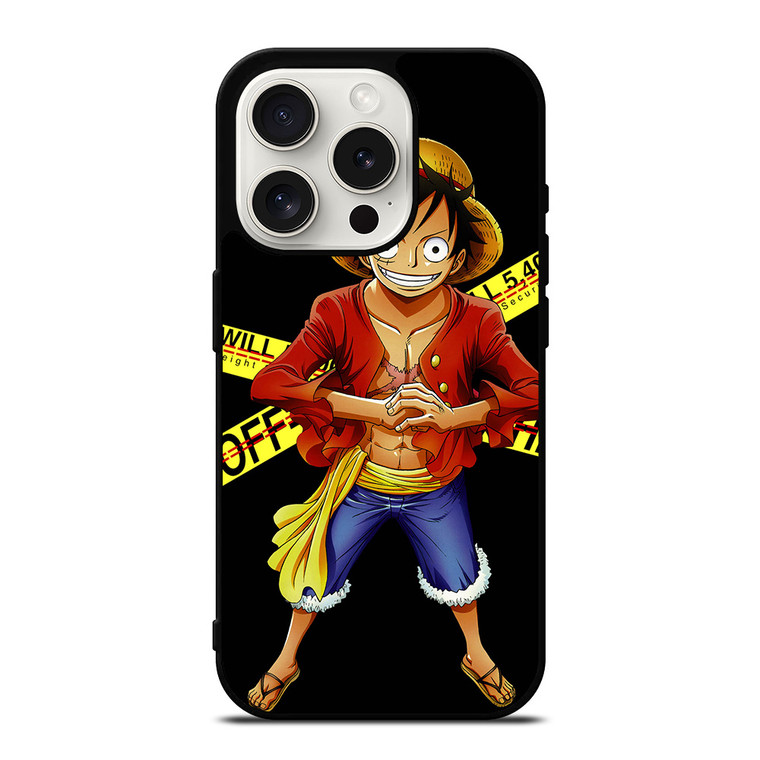LUFFY OFF WHITE iPhone 15 Pro Case Cover